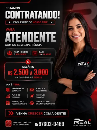 Vagas de emprego no centro de Sorocaba 