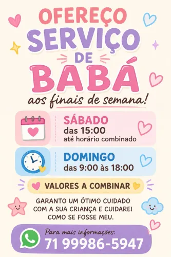 Servições de Babá