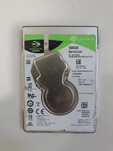 Hd seagate 500gb 2.5 notebook 