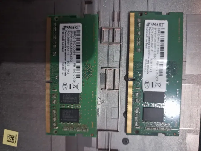 MEMÓRIA RAM NOTEBOOK DDR4 8GB 2666MHz SMART - KIT COM 2 UNIDADES