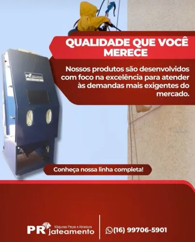 Máquina de jateamento de vidros