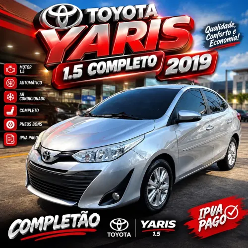 Toyota Yaris XL Plus T. Sed. 1.5 Flex 16V Aut. 2019