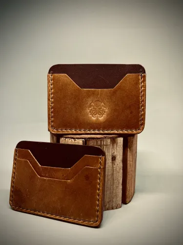 Carteira de Couro horizontal - Porta Cartões