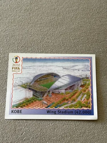 Figurinha Copa do Mundo 2002