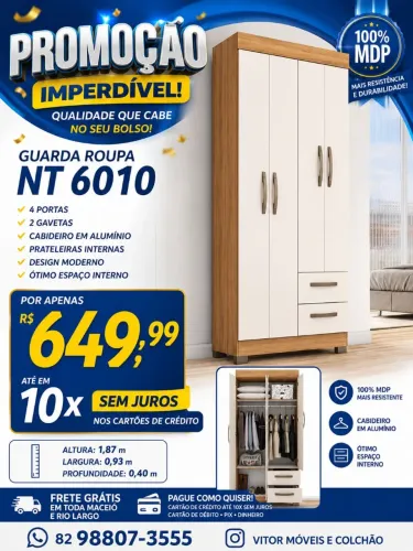 OFERTAS ROUPEIRO NT 6010