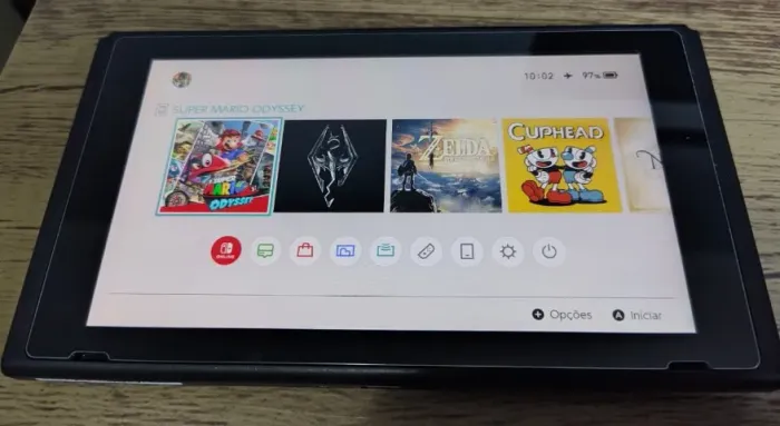 Nintendo Switch V1 - Desbloqueável v/Software - APENAS TABLET - APRESENTA TRAVAMENTOS