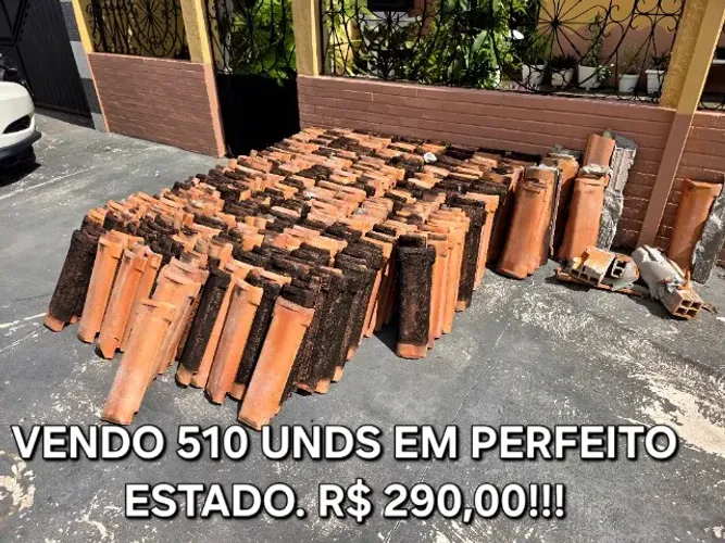 Vendo 500 unds Telhas Plan