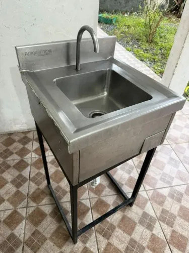 Cuba De Pia Inox Com Torneira !!