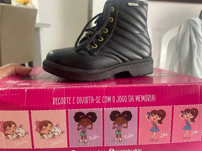 Bota infantil feminina 