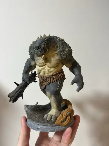 Figura Orc Ogro Monstro Gigante para Pintar