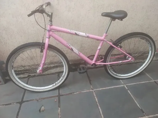 Bicicleta Pandora rosa toda revisada (Linda) - Aro 26