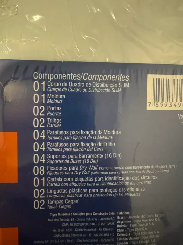 Quadro de distribuição slim tigre 32 disjuntores