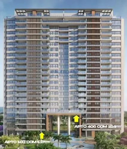 GOLF 1000 OPORTUNIDADE Apartamento de 140 m² com 02 suítes e 01 vaga na escritura. Avenida
