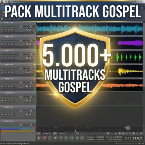 Pack Multitrack Gospel - Mais De 5000 Mil Multitracks