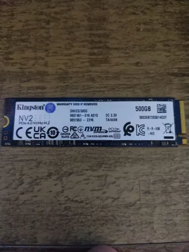 NVMe Kingston 500gb