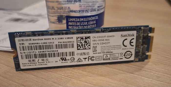 SSD SanDisk X400 128GB M.2 SATA 2280 - Rápido e Confiável