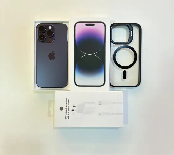 iPhone 14 Pro 128Gb - Cor Deep Purple - Novinho 