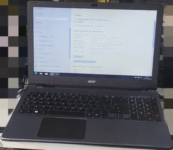 Notebook Acer Aspire Ótimo para trabalhar/estudar.