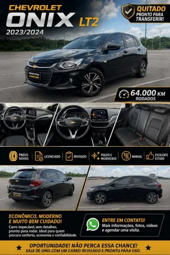 Chevrolet Onix Hatch LT 1.0 12V Flex Mec. 4P 2024