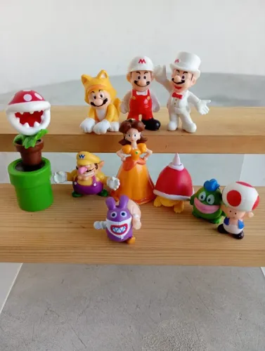 Mario Maker bonequinhos 10 personagens