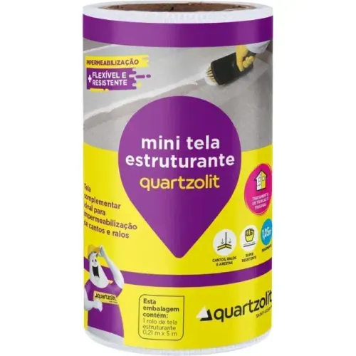 Tela estruturante para reforço de impermeabilização, 21 cm x 5 metros, 0334.00000.0085RL Q