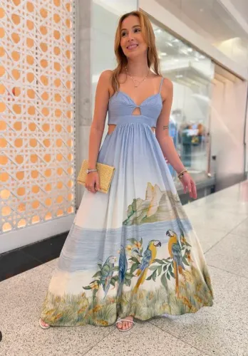 Vestido Farm estampado