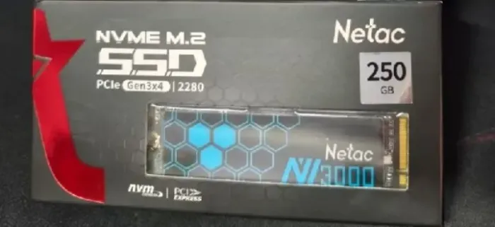 Ssd nvme 250gb Netac (Novo lacrado)