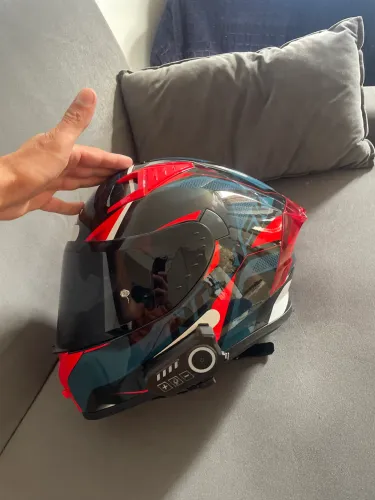 Capacete norisk pra ir embora hoje