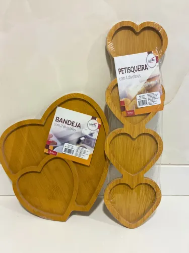 Petisqueiras Casita em MDF - Modelos Coração