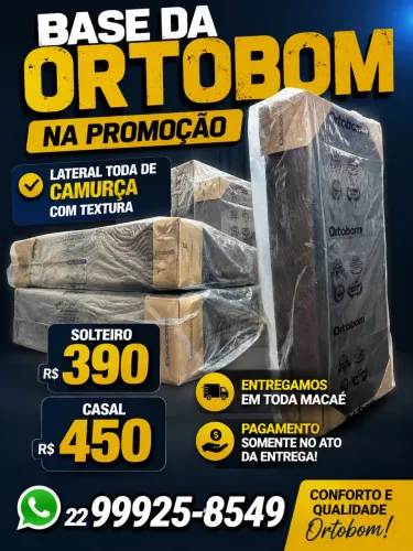 Base da Ortobom solteiro e de casal