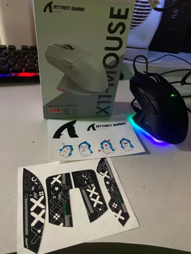 Mouse game attack shark X11 preto
