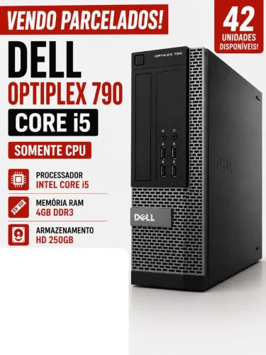 Para sair hoje Cpu core i5 4gb HD 250