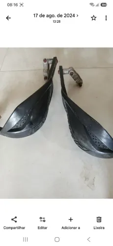 Protetor de punho de moto $: 80 reais