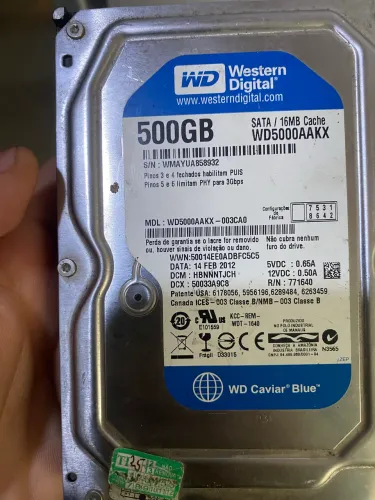 Hds 500gb sata