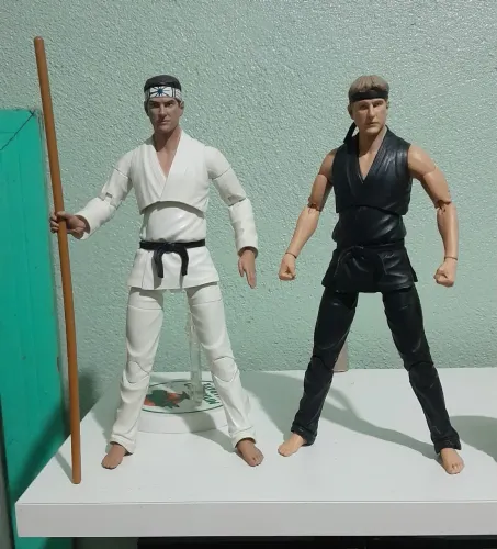 Bonecos cobra kai Daniel LaRusso Johnny Lawrence