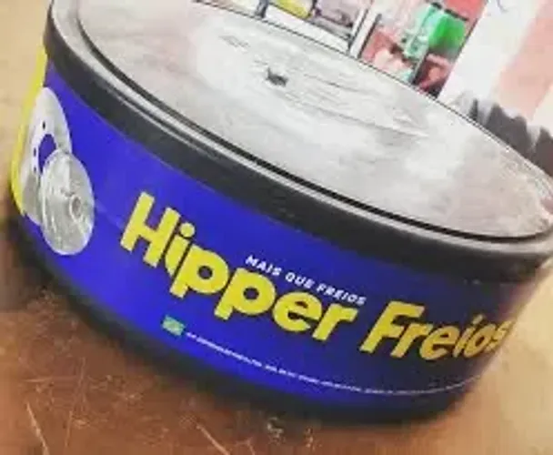 Par de Discos de Freio Dianteiro Hipper Freios HF 01B - VW Fox / CrossFox