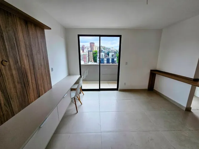 Apartamento Novo 1 Quarto e Sala com Varanda - Vista Panorâmica!