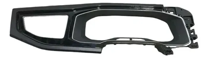 Moldura Painel Analógico Vw Polo Virtus 2018 2026 6ea858417 Preto