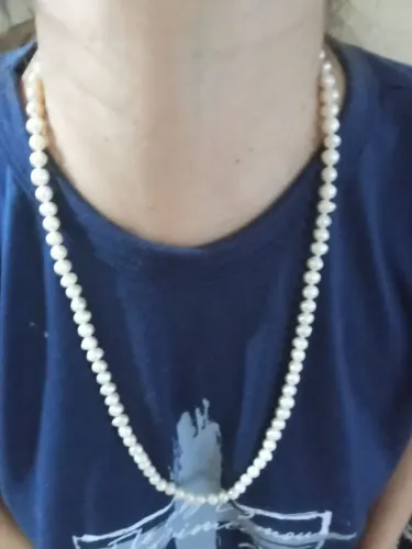 Colar de pérolas barrocas