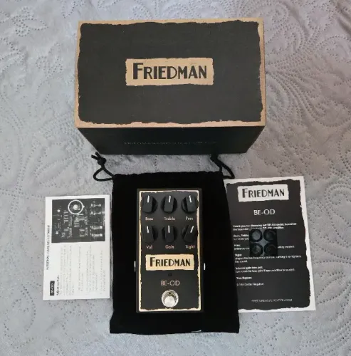 Pedal Guitarra Friedman BE OD Overdrive Zerado