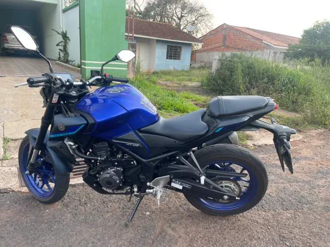 Moto Yamaha MT-03 2026 azul entrega mais parcelas 
