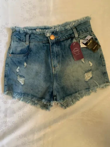 Short Jeans Feminino - Novo
