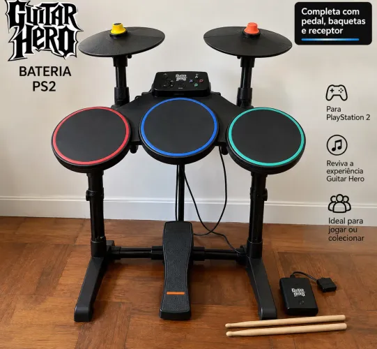 Bateria Guitar Hero World Tour - PS2
