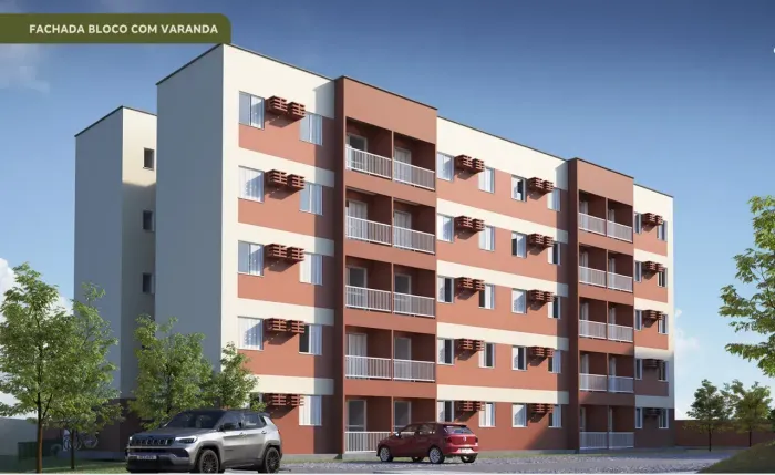 Apartamento com 2 quartos em camaragibe- COM VARANDA