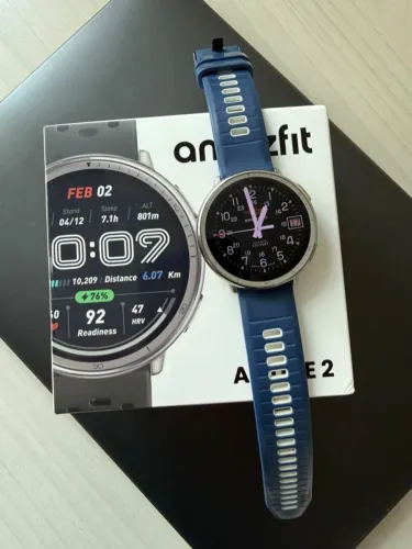 Amazfit Active 2 Smart Watch 44mm, GPS Maps with Direction, Fitness Tracker, 10 Day Batter