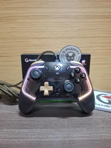 Controle Gamesir Kaleid, Para Xbox Series S/X e One, Hall Effect, Conector P3, RGB