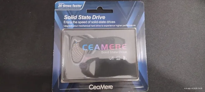 SSD CeaMere 256GB SATA III - NOVO
