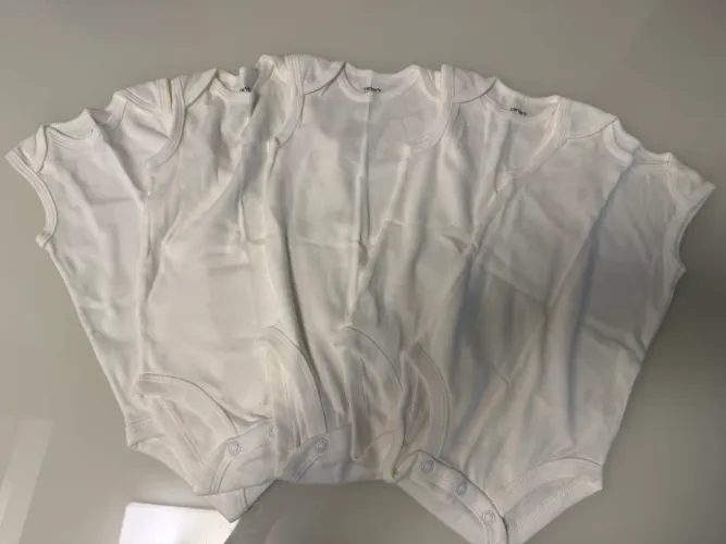 Kit body carter?s sem manga branco original 6 meses