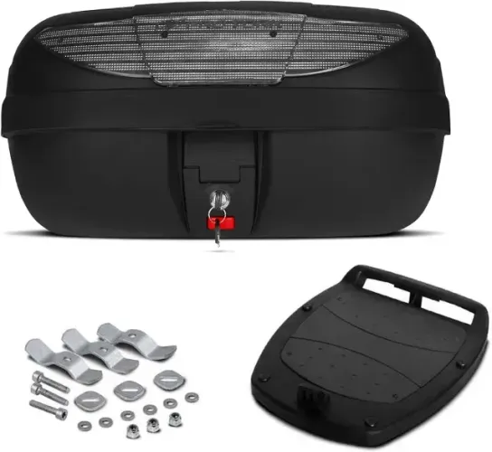 BAULETO PLÁSTICO SUPERIOR 45 LITROS PRO TORK REFLETOR CRISTAL