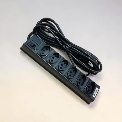 Extensão Filtro de Linha 6 Tomadas